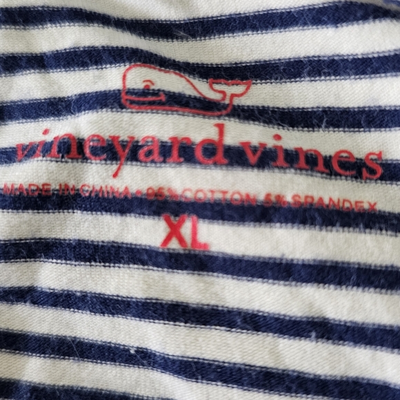 Vineyard Vines Stripe Flutter Sleeve Flounce Dress - Picture 5 of 10